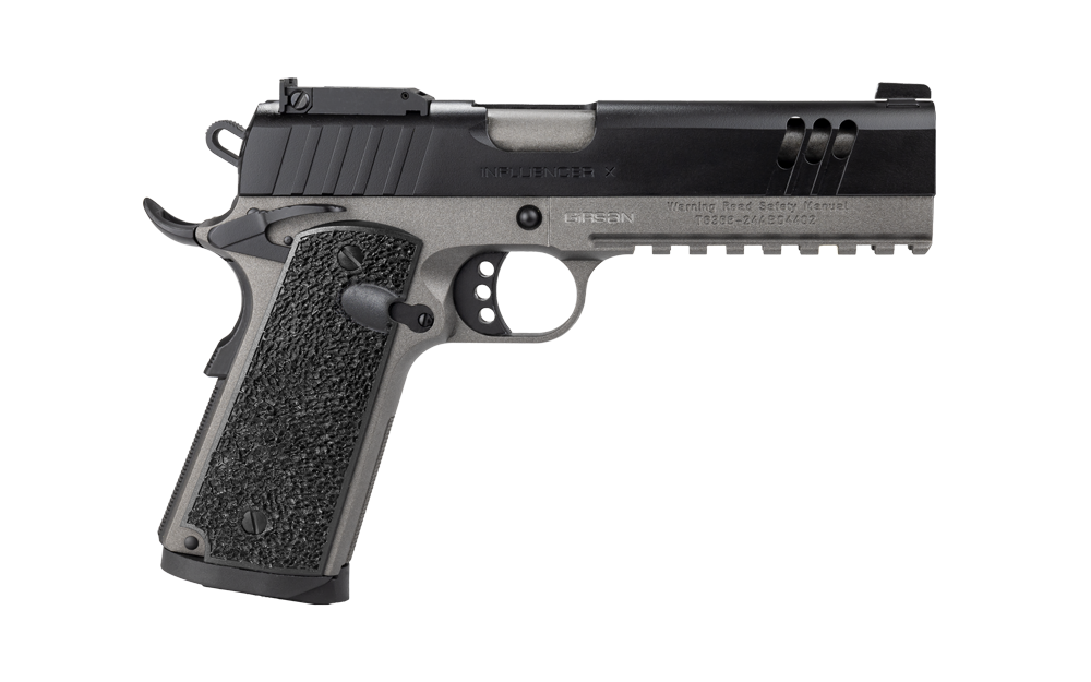 Girsan Influencer X full-size 1911 handgun black grey